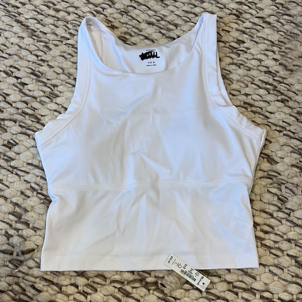 Madewell MWL Flex Cutout-Back Tank* - Picture 4 of 9